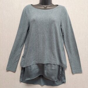 White House Black Market Tunic Women S Knit Lagenlook Boho Capsule Layered‎ Top